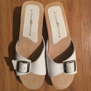 Wooden White Sandles